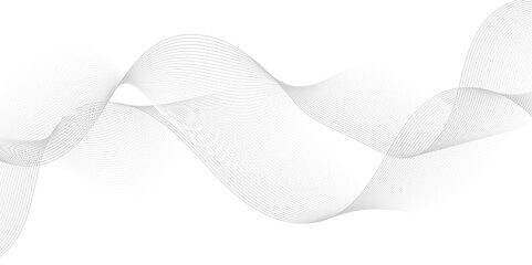 Modern white blend digital technology flowing wave lines background. Abstract glowing moving lines design. white digital moving line design element. Futuristic technology concept. Vector illustration.