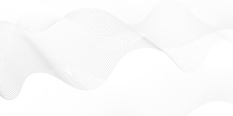 Modern white blend digital technology flowing wave lines background. Abstract glowing moving lines design. white digital moving line design element. Futuristic technology concept. Vector illustration.