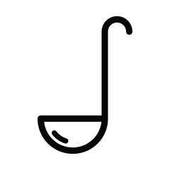 ladle icon for graphic and web design