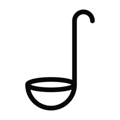 Obraz premium ladle icon for graphic and web design