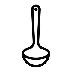ladle icon for graphic and web design