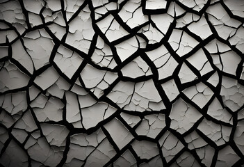 black cracked texture can be used for background