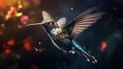 Fototapeta premium hummingbird in flight