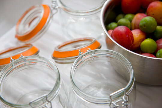 Jam Making Ingredients and Equipment
