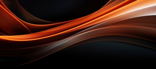 Obraz premium Light wave background red color with dark background, modern and futuristic concept