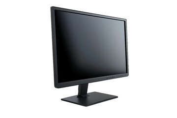 Monitor isolated on transparent background