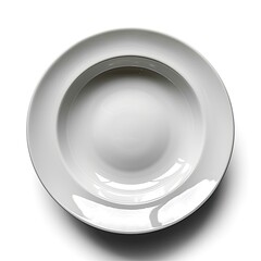White Plate On Background, White Background, Illustrations Images