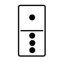 Dominos Icon Vector