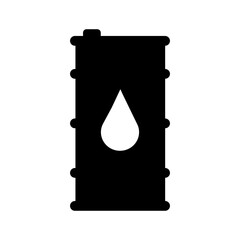 Oil Barrel Filled SVG Icons | Barrel Oil Icon Set | Crude Oil Drum Container, Barrel for oil industry