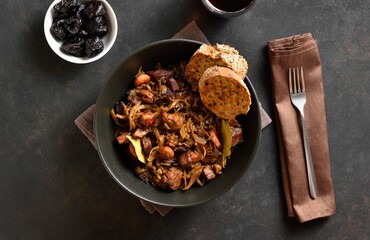 Traditional polish Bigos