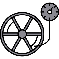 Naklejka premium Tire Pressure Icon