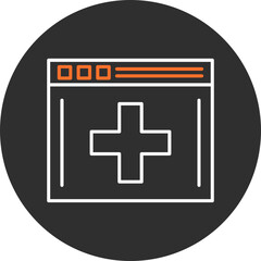 Fototapeta premium Medical App Icon