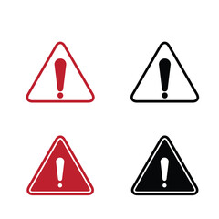 Warning stamp icon vector logo design template