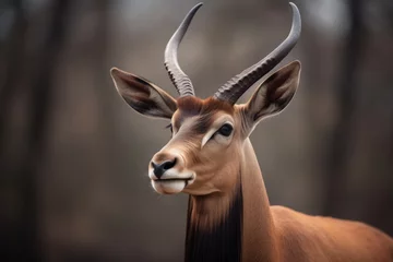 Foto op Canvas roan antelope with distinctive mane © Natalia