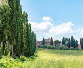 Views travelling around Tuscany, Italy