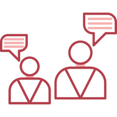 Obraz premium Conversation Icon