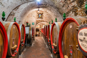 Views travelling around Montepulciano, Tuscany, Italy