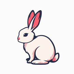 rabbit with a bow