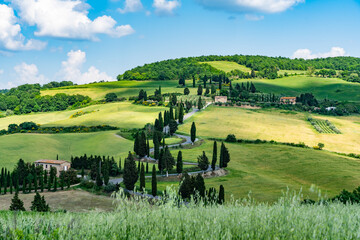 Views travelling around Tuscany, Italy