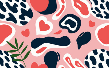 Abstract animal skin pattern background. Good for fashion fabrics, postcards, email header, banner, events, covers, advertising, and more. Valentine's day, women's day, mother's day background.