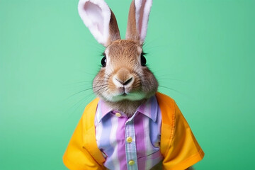 Rabbit in Summer Wear