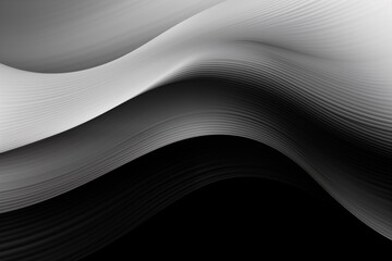Abstract curves in monochrome tones, creating a smooth and elegant background with a fluid texture.