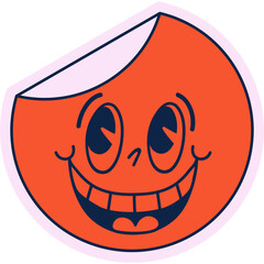 Retro Emoji Sticker
