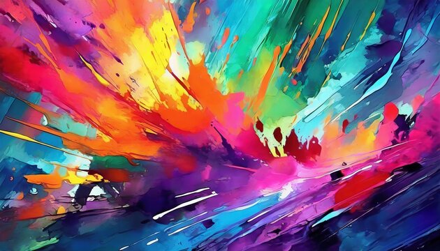 Wallpaper texture abstract colorful background with splashes