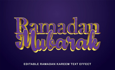 Text Effect Ramadan Kareem