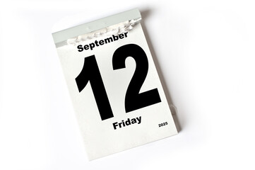  12 . September 2025