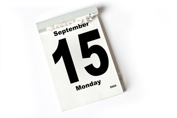 15  . September 2025