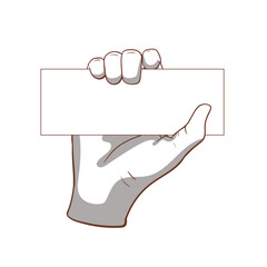Hands gestures vector cartoon illustration 