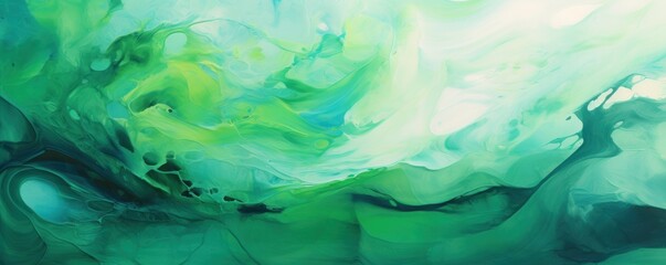 Abstract water ocean wave, green, lime, emerald texture