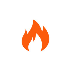 vector isolated fire emoji