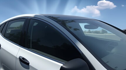 view of a car windshield