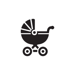 baby carriage stroller icon