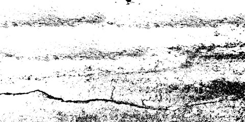 Dust overlay distress grungy effect paint. Black and white grunge seamless texture. Dust and scratches grain texture on white and black background.	