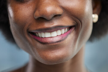 Close up of a Black female face