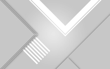 Abstract white background. Minimal geometric white light background abstract design.