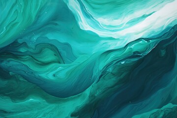 Abstract water ocean wave, malachite, jade, emerald texture