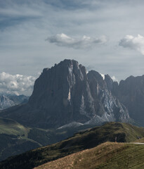 Breathtaking View of Dolomites mountain range - Italy