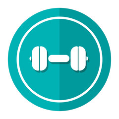 Dumbbell line icon. Sports, muscles, muscles, gym, weights, weight, swing, gym, fitness, exercise, iron, health, athlete's arms, exercise machine. Vector icon for business and advertising