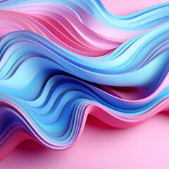 The 3D Pink and Blue Digital Abstract Background is a mesmerizing visual feast that seamlessly blends art and technology. This captivating backdrop transports viewers into a surreal realm of creativit