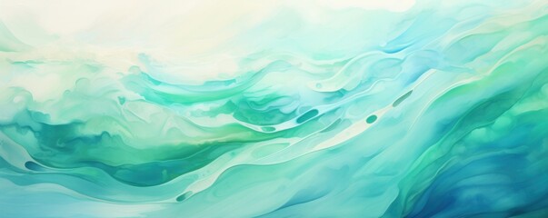 Abstract water ocean wave, teal, turquoise, aquamarine texture