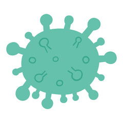 Flu virus illustration