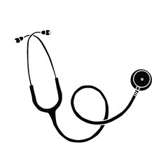 vector illustration  for medical doctor's stethoscope a tool to help medical personnel hear heartbeats, Vector