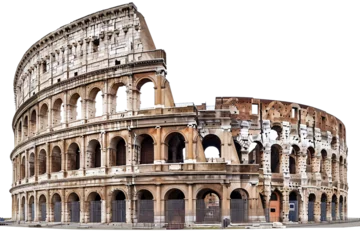 Papier Peint photo autocollant Rome Roman Colosseum isolated on transparent background