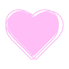 Stylized heart line icon. Romance, relationships, love, date, compliment. Vector icon for business and advertising