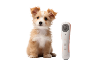 Grooming Bliss for Furry Friends: Automatic Brush on White or PNG Transparent Background