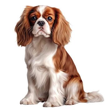 recommend clip art: cavalier king charles spaniel isolated on transparent background
